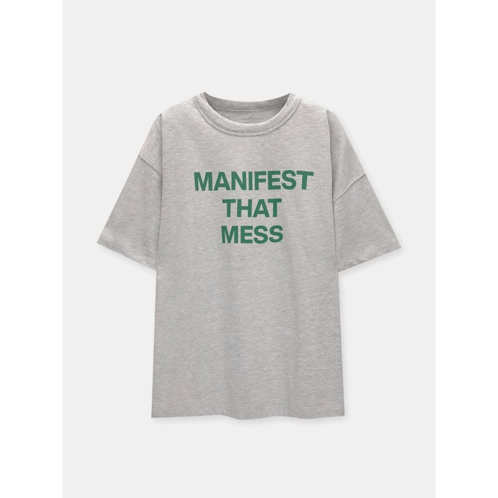 Pull&Bear Manifest That Mess T-Shirt XS